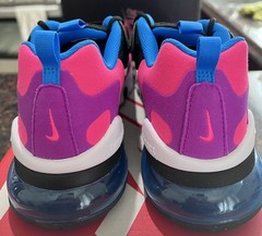 GS) – Nike Air Max 270 React Low Hyper Pink-size 6:5Y- BQ0101 001