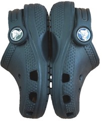 Crocs Classic Iconic Comfort Black Back Strap Clog Sandals Infant Toddler Size 6
