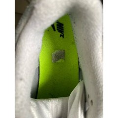Nike Air Jordan 4 Retro Neon Green Gray Kids Sneakers CT5344-007- SZ 2 Y