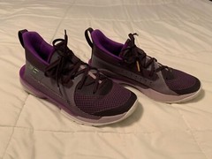 Under Armour Curry 7 GS International Womens Day 6.5 Y Shoes Youth Purple