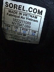 SOREL Cheyanne II Boots Youth Size 5 Gray Camo Winter Duck Boots NY2947-089