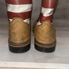 Smoky Mountain Western Leather Flag Boots 3.5 R Unisex Kids Mid-Calf Square Toe