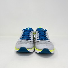 Under Armour Assert 9 Low Gray Neon Yellow Athletic Running Shoes Youth Size 5