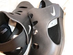 Nike Sunray Protect 3, Size (12c), NEW In Box, Black, Kids Water shoes, RARE