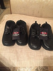 Youth Cambridge Classics Black Pu Leather New and SZ 3 And 2