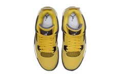 Jordan Kids Air Jordan 4 Retro ‚Lightning 2021‘ Kids 408452-700 New Authentic