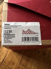 Vans Seldan Checkerboard Honeysuckle Pink Sneakers Misses Youth Size 5