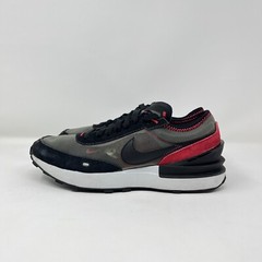 Nike Waffle One Flat Pewter Siren Red Athletic Shoe DC0481-006 Youth Size US 4.5