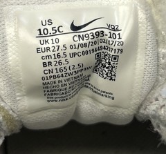 Nike Varsity Leather PSV Running Shoes, Toddler Size 10.5C White CN9393-101