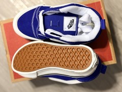 12 Y Knu Skool Vans Children’s Youth Blue White Shoes NIB UY VN000CYUCJE