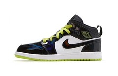 Jordan 1 Mid PS Black Cyber BQ6932-003