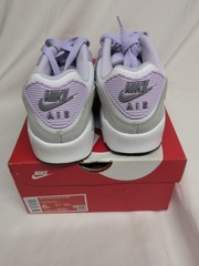 Nike Air Max 90 LTR White/Metallic Silver Youth Size 6 Y, Women’s 7.5