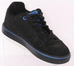 Heelys 770992 Motion Plus Black Lace-Up Rolling Wheel Skate Shoes Youth US 3