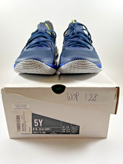 Size 5Y – Under Armour Steph Curry 7 Low Dub Nation Sneakers Blue Yellow White