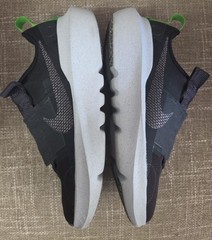 Nike Crater Impact Black Iron Grey Electric Green Youth Size 7Y DB3551-001