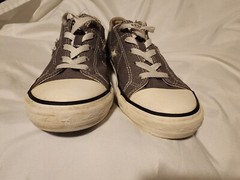 Converse One Star Sneaker Junior 5 Gray Low Miles Loved see photos unisex Shoes