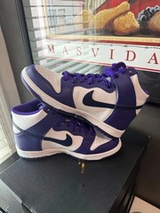 Nike Dunk High Electro Purple Midnight Navy (GS)