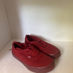 VANS Old Skool Translucent Skate Shoes Red Monochrome Youth Kids Size 3 See Pics