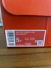 Nike Star Runner 5 (GS) Game Royal/Black/White Mesh Athletic Shoes 5Y Lace Up
