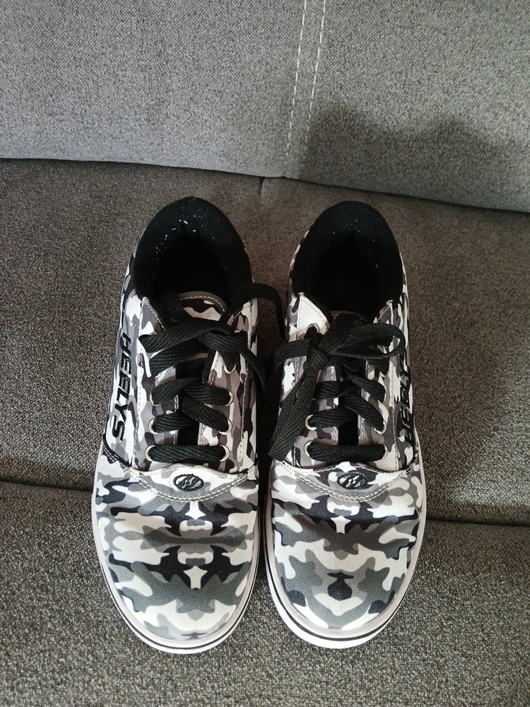 Heelys Pro 20 Prints – Urban White Camo EU 39 USAYOUTH 7 ~ EUC/CLEAN/SMOKE FREE