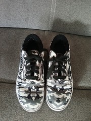 Heelys Pro 20 Prints – Urban White Camo EU 39 USAYOUTH 7 ~ EUC/CLEAN/SMOKE FREE