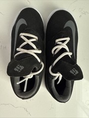 NIKE Big Kids Black & Cool Grey KD Vulc Sneakers 642085 Sz 10c NWOB