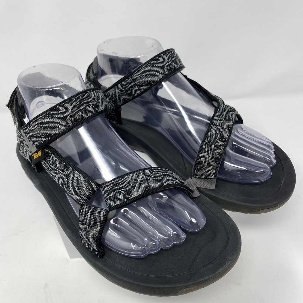 Teva Hurricane XLT 2 Black Sport Sandals Unisex Youth Sz 5 Hiking Water 1019390Y