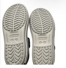 Crocs grey and Blue Navy Sandals with Adjustable Straps for Kids