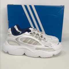 Adidas Ozmillen Cloud White Grey Bright Blue IE5558 Kids Sneakers – Size 2K
