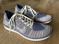 Nike Free RN Flyknit Youth Blue White Running Shoes US6 UK5.5 EUR38.5