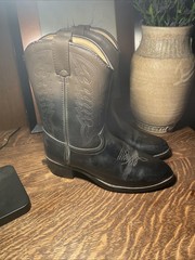Youth Cowboy Rodeo Durango Kids 3D UK 2D Ombré Black Brown Boots