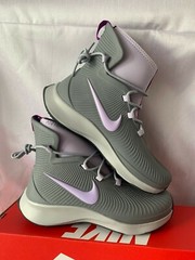 Nike Binzie Boot (GS) US Shoe Size 5Y – 7Y (BQ5380 003) Grey/Violet „BOX NO LID“