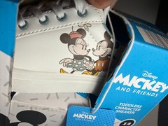 ALDI Disney Mickey and Friends Toddlers Character Sneaker Shoes, White Size 12