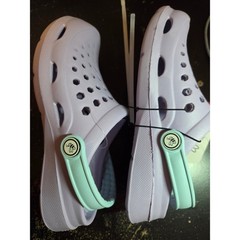 Joybees Kids Everyday Clogs Lavender Mint Green Slip On Water Shoes Size J1