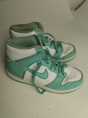 Nike Dunk High Island Mint Green 921797-300 Royal Sea Foam Teal GS Size 4Y