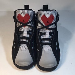 Jordan True Flight Black/Red/Gray Lifestyle Sneakers Size 11C (343796-060)