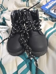 Black Size unisex Kids Boots