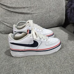 Nike Air Force 1 LV8 1 Low GS White Ribbon Blue Grade School Size 6y CW0984-100