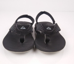 Reef Little Rover Flip Flops Unisex Toddler Size 7 Black