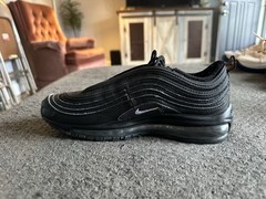 Nike Air Max 97 GS Black White Anthracite Athletic Comfort Shoes Youth Size 5