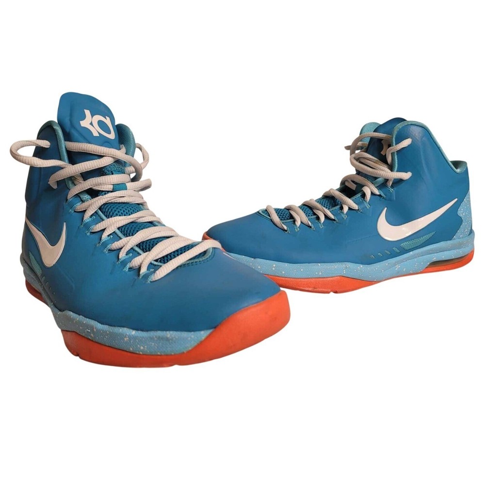 Nike KD 5 GS Youth Size 7Y Light Blue Athletic Basketball Pool Party Colorway
