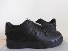 Nike Air Force 1 AF/1 (GS) Swoosh Pack Black-Bright Crimson Sz 6Y [DB1856-001]