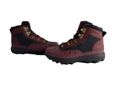 Timberland Converge Waterproof Hiking Boot Burgundy Nubuck Youth Size 4.5 A8746