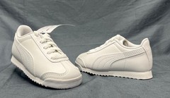 Puma Toddlers Roma Basic Inf Sneakers Lace Up White Size 7 NEW IN BOX!