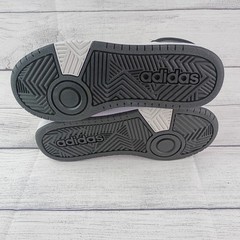 Adidas Hoops Mid 3.0 K Core Black/Cloud White/Grey Six GW0402 Size 5 Big Kids