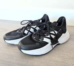 Adidas Running Shoes Black And White Youth Size 5