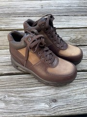 VTG Nike Air Max Goadome 311567-222 ACG Boots Baroque Brown Leather Size 5 Y