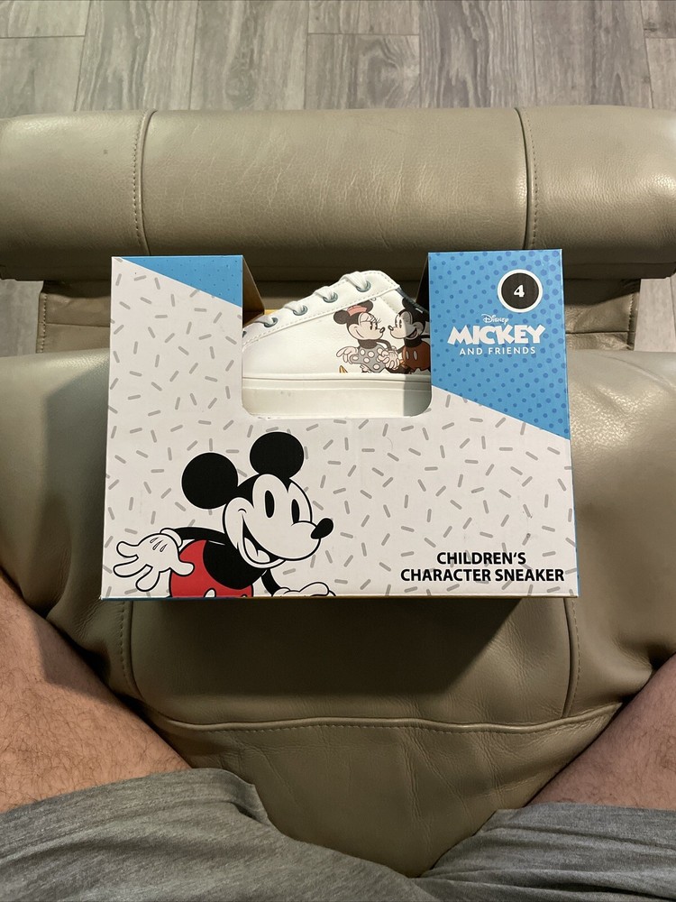 Disney Mickey and Friends Children’s Character Sneakers 2024 Size 4 Aldi