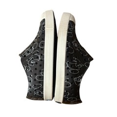 Native Disney Jefferson Kids Size C8 Mickey Mouse Doodle Black Slip-On Shoes