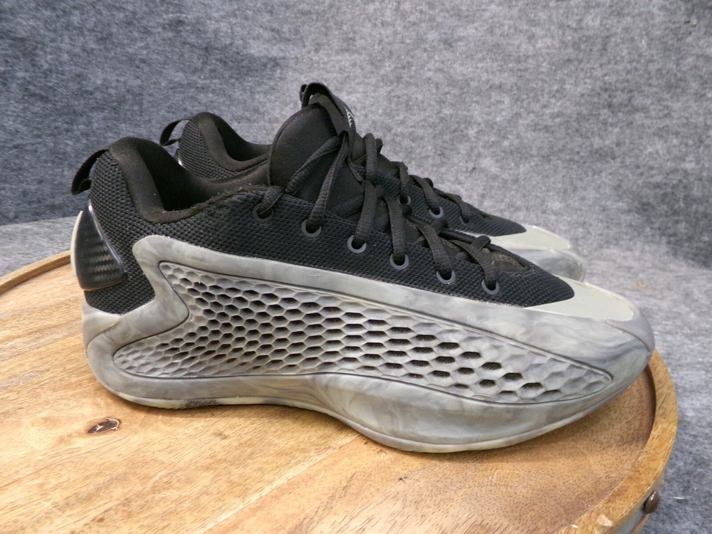 Size 7Y – Adidas AE 1 Low J Ascent Pack Grey Black Basketball Shoes | JI4074